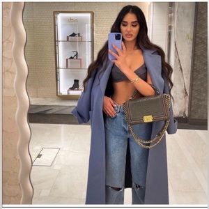 Zara belted wool coat